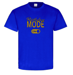 Birthday Mode ON - Glitter Gold